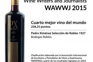 Pedro Ximénez Selección de Robles 1927, forth best wine in the world.