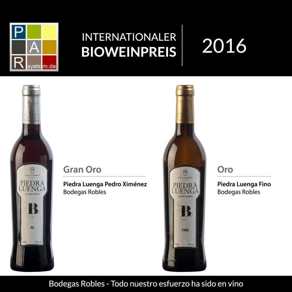 Galardones de Bodegas Robles en Bioweinpreis 2016