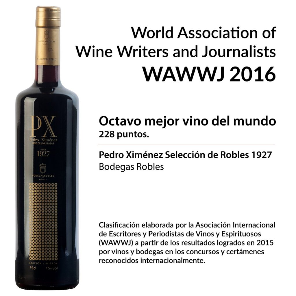 Pedro Ximénez Selección de Robles 1927.  / Octavo mejor vino del mundo 2016
