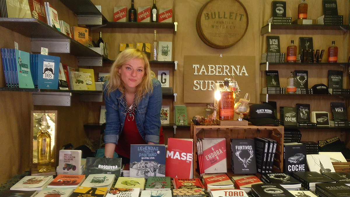 Stand de Bandaàparte y Dirty Works en la Feria del Libro de Córdoba