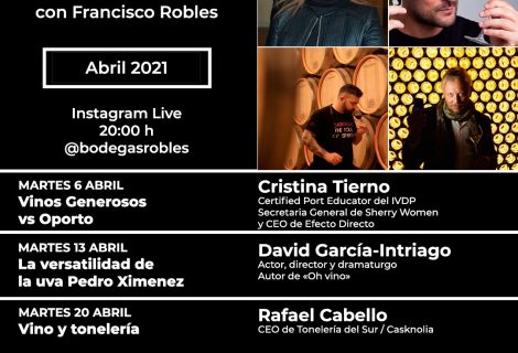 Programa de abril: Catas Instagram Live #Roblesendirecto