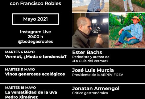 Programa de mayo: Catas Instagram Live #Roblesendirecto