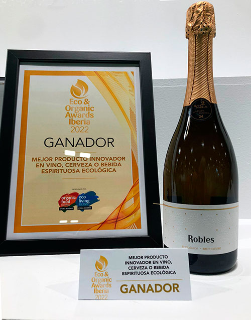 Robles Brut Nature, premio a la innovación en Organic Food Iberia