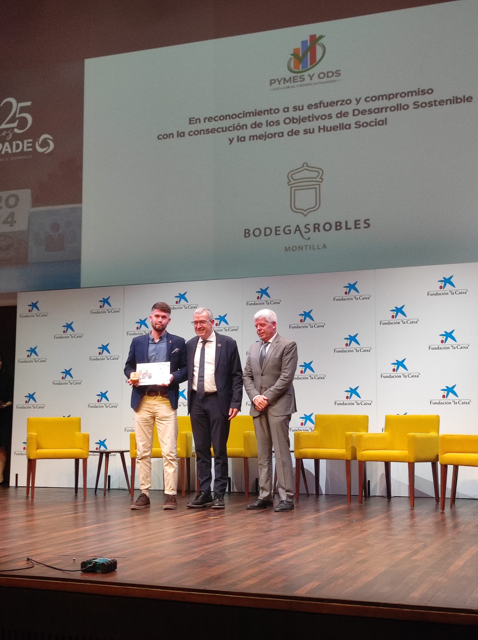Bodegas Robles recibe reconocimiento especial  «Pymes y ODS»